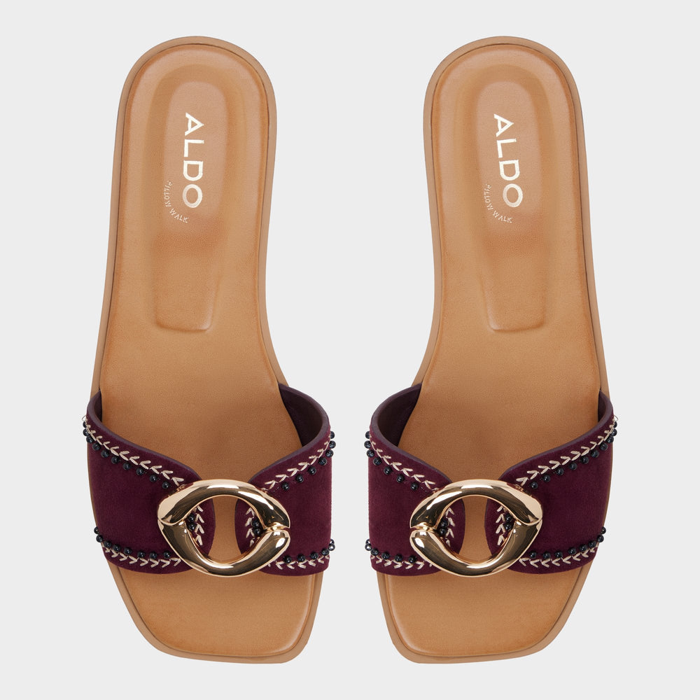 Aldo Biggin in Bordo - Slide sandal