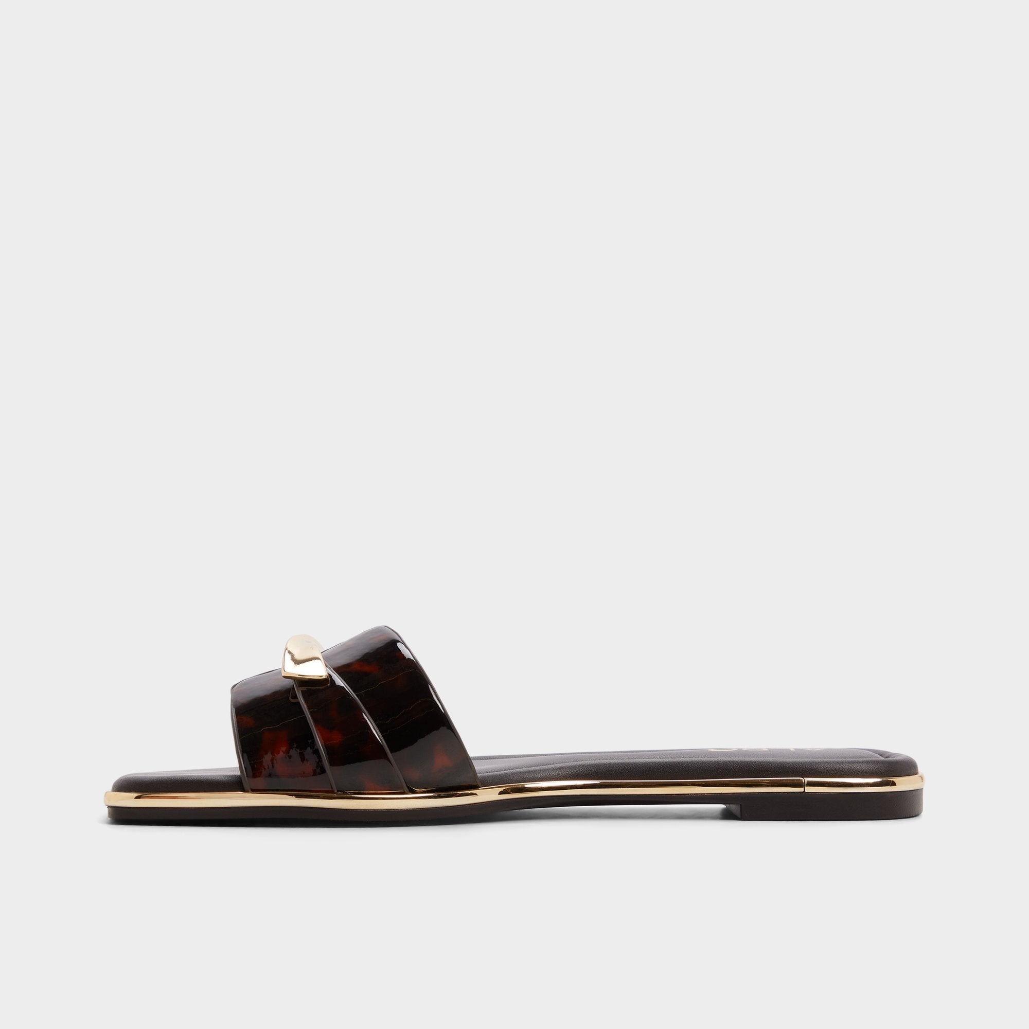 Aldo Darlina in Open Brown - Slide sandal