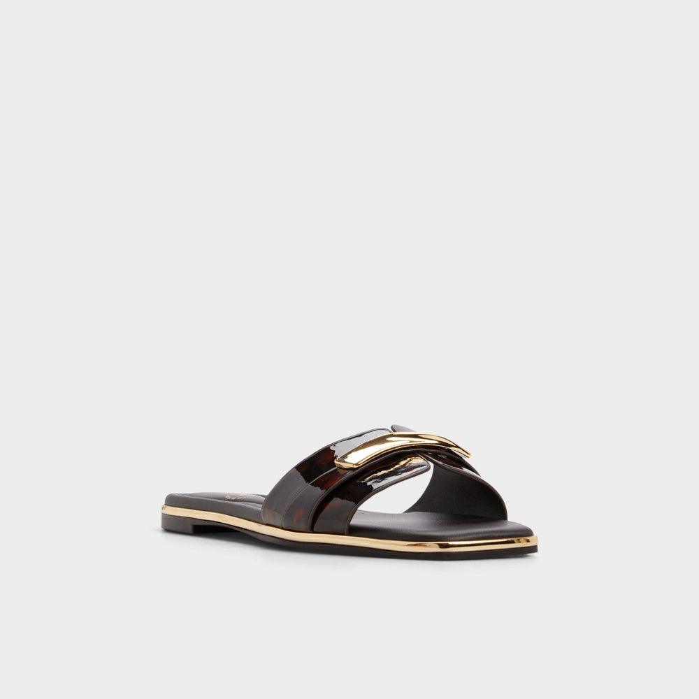Aldo Darlina in Open Brown - Slide sandal