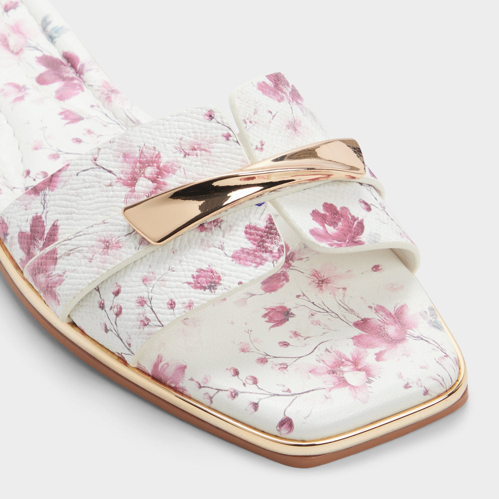 Aldo Darlina in White Combo - Slide sandal