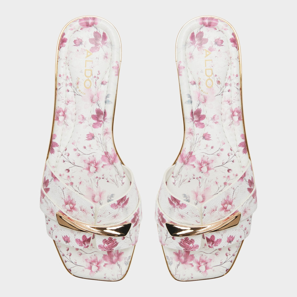 Aldo Darlina in White Combo - Slide sandal