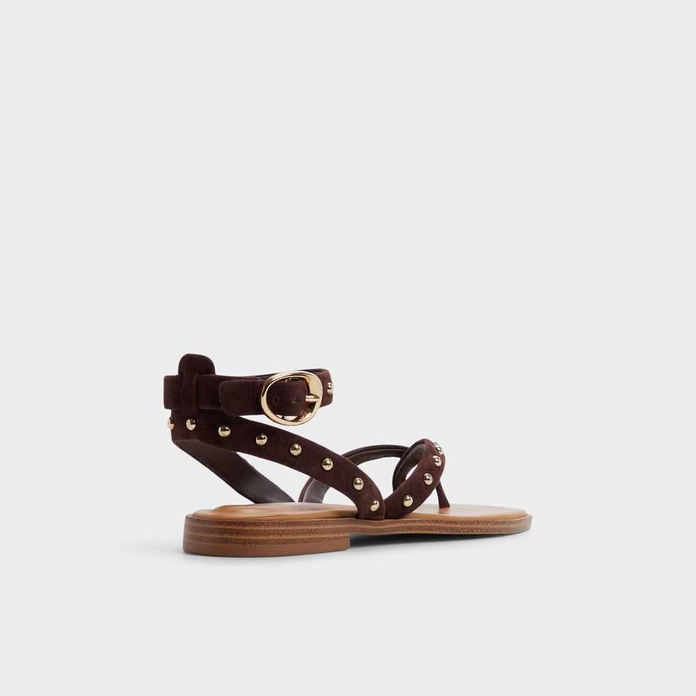 Aldo Daressi in Dark Brown - Flat sandal