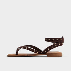 Aldo Daressi in Dark Brown - Flat sandal