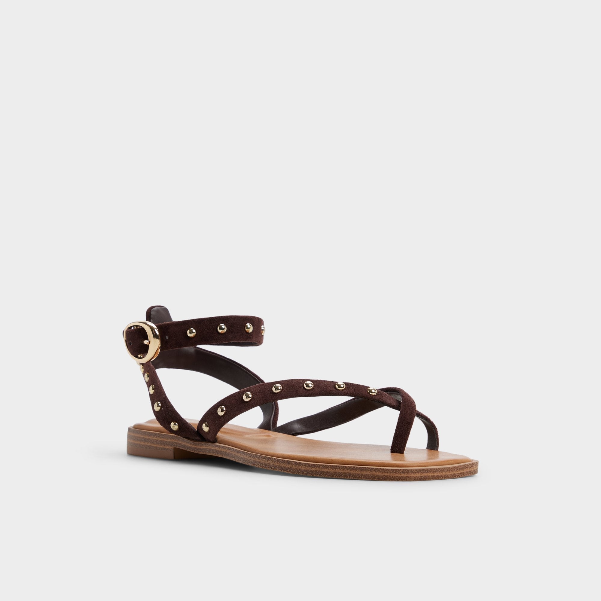 Aldo Daressi in Dark Brown - Flat sandal