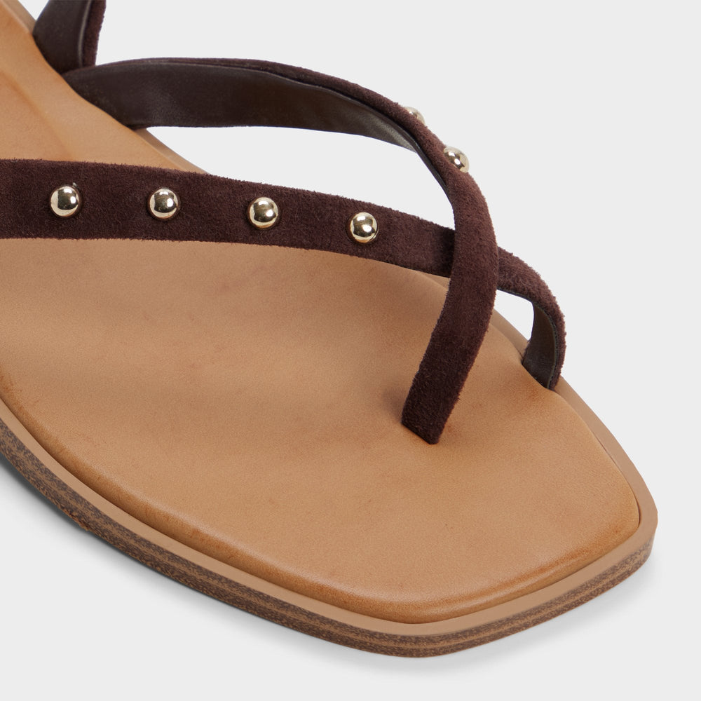 Aldo Daressi in Dark Brown - Flat sandal