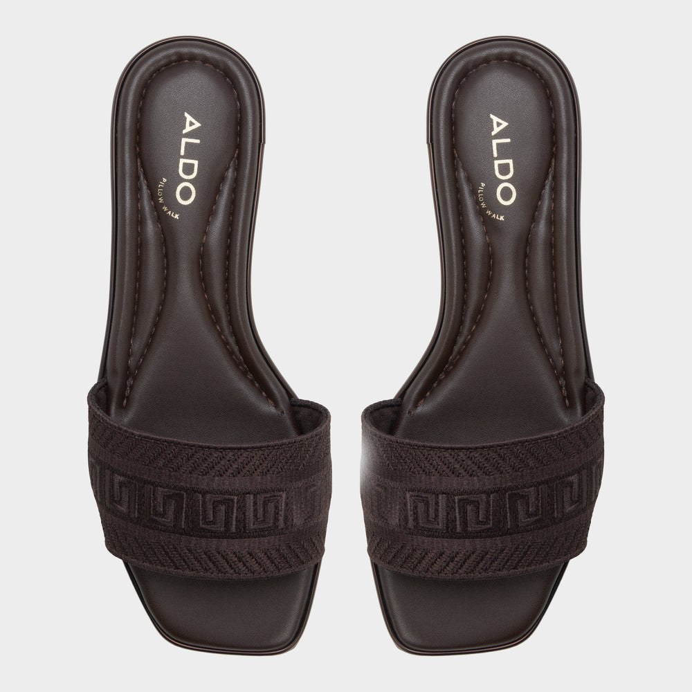 Aldo Oceania in Dark Brown 14298155 - Slide sandal