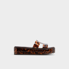 Aldo Anayelie in Open Brown - Slide sandal, Platform