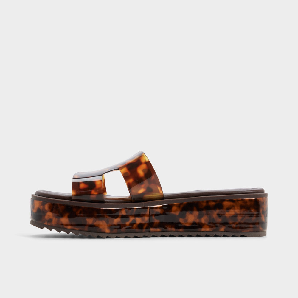 Aldo Anayelie in Open Brown - Slide sandal, Platform