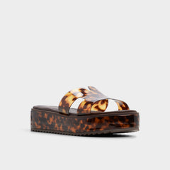 Aldo Anayelie in Open Brown - Slide sandal, Platform