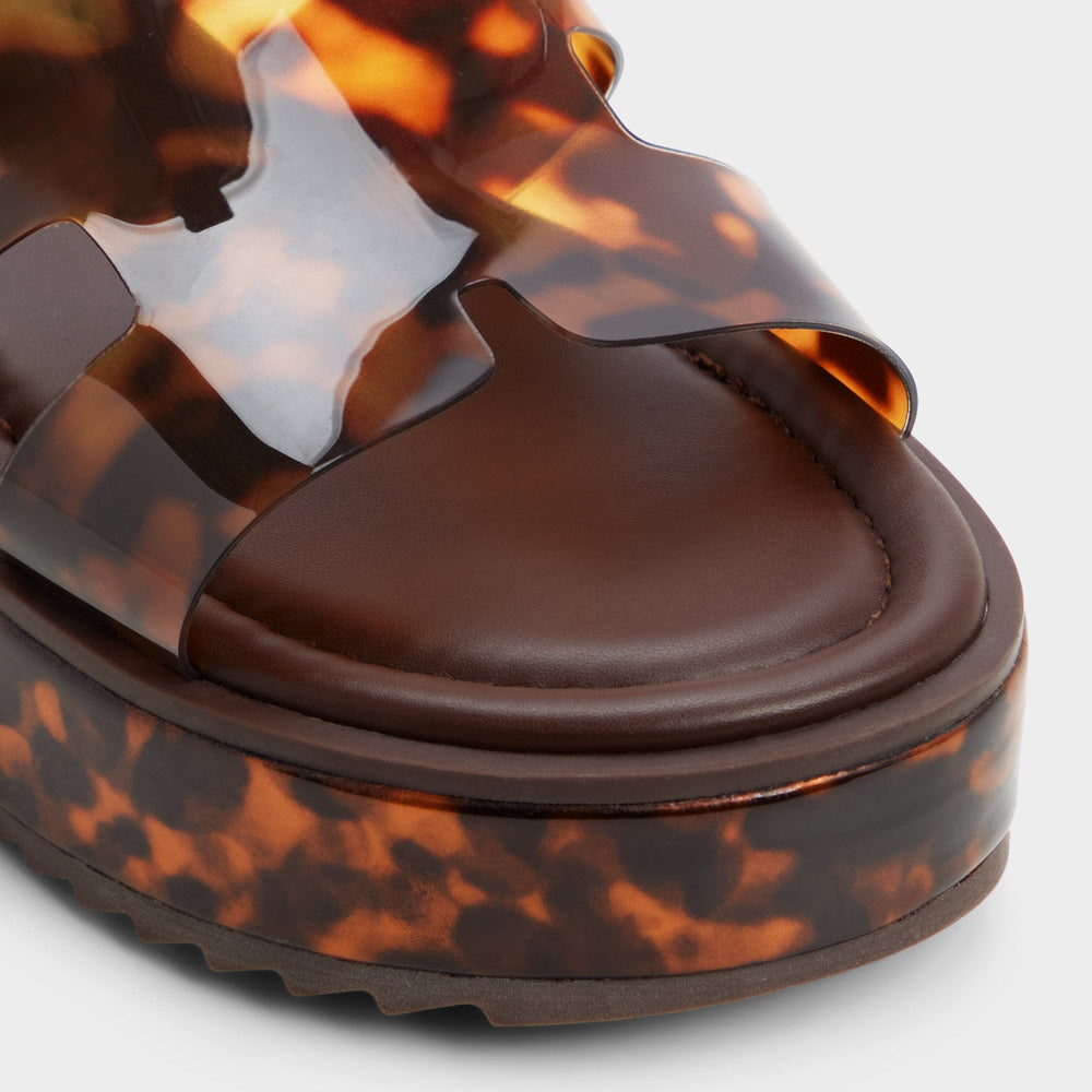 Aldo Anayelie in Open Brown - Slide sandal, Platform