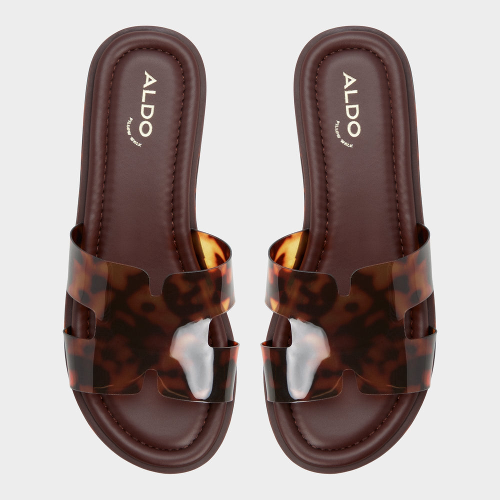 Aldo Anayelie in Open Brown - Slide sandal, Platform