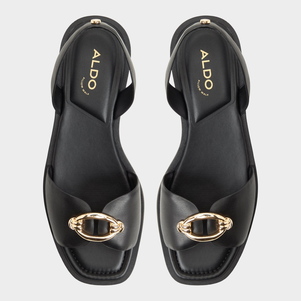 Aldo Calelian in Black - Flat sandal