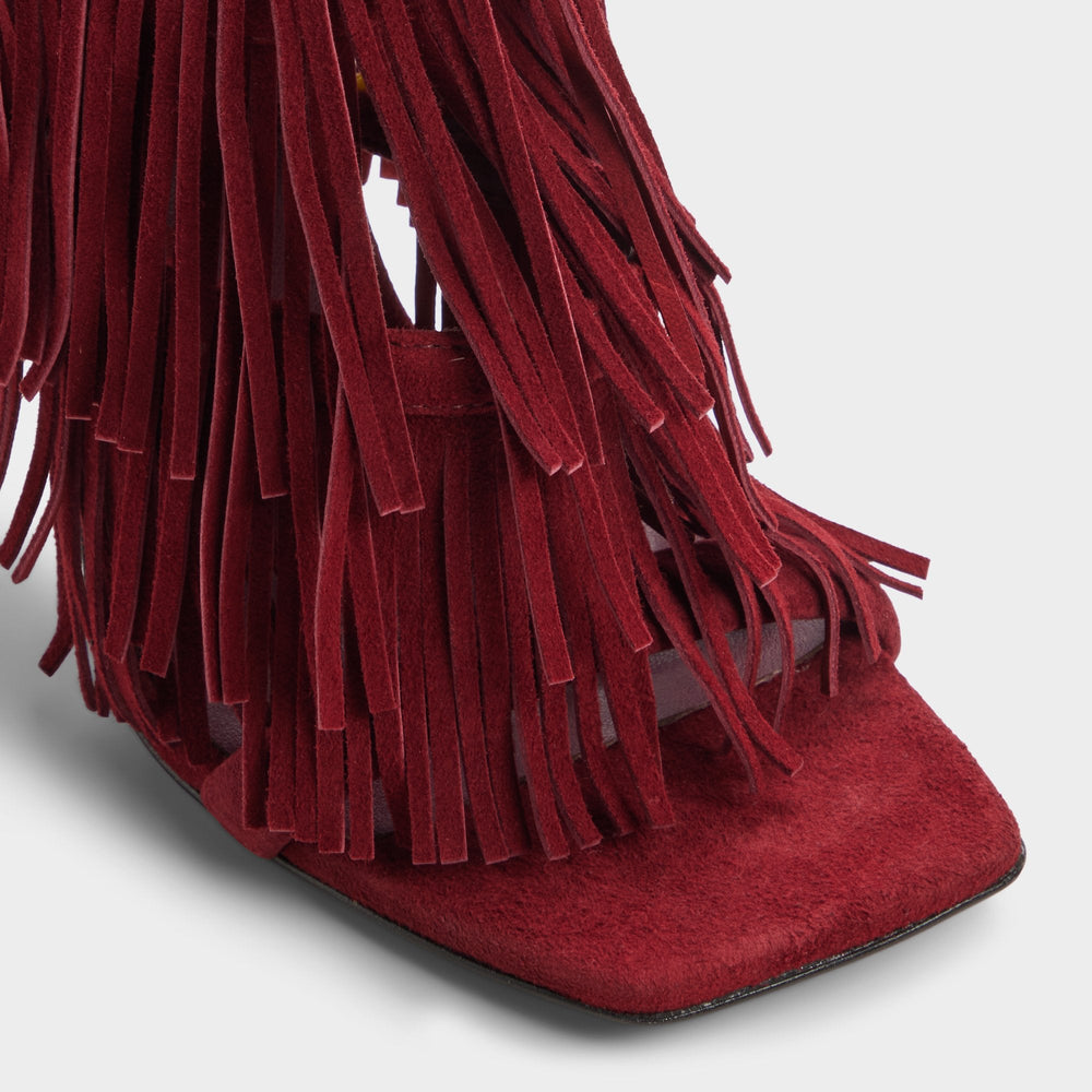 Aldo Nahana in Bordo - Strappy heeled sandal, Stiletto heel