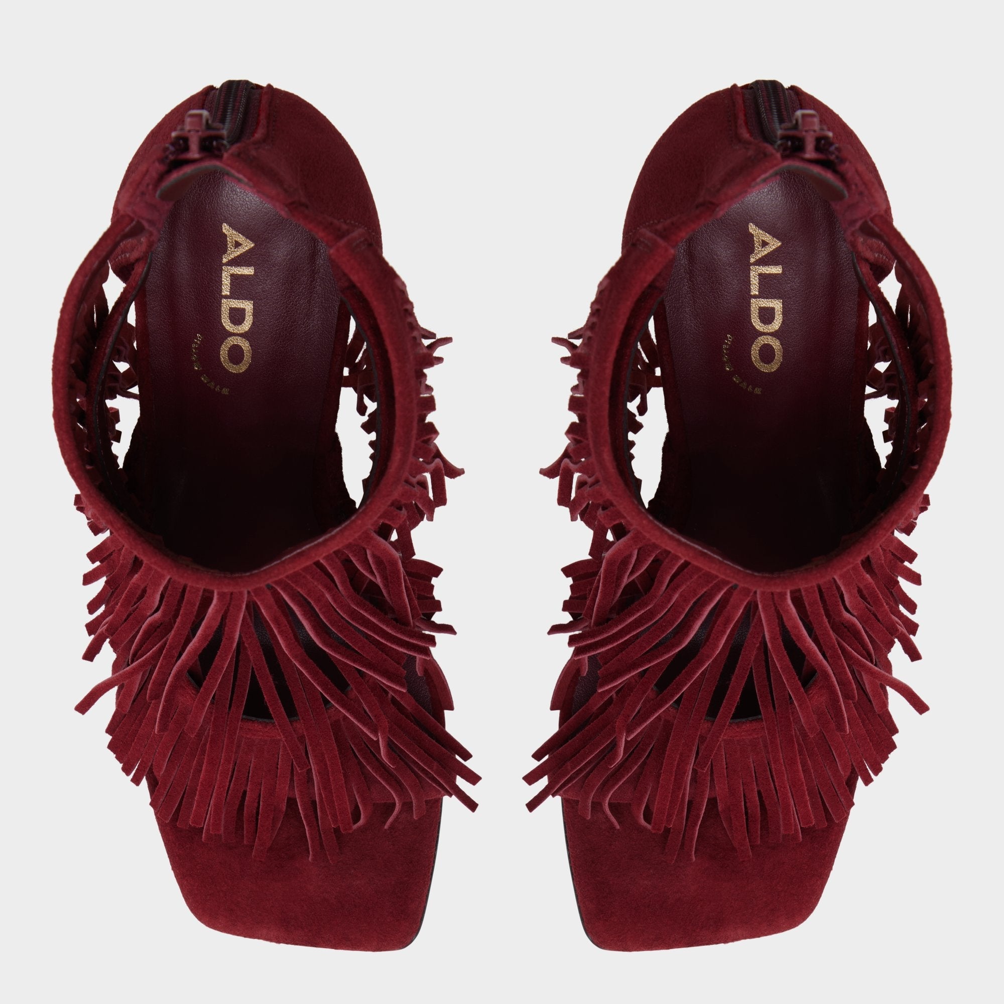 Aldo Nahana in Bordo - Strappy heeled sandal, Stiletto heel
