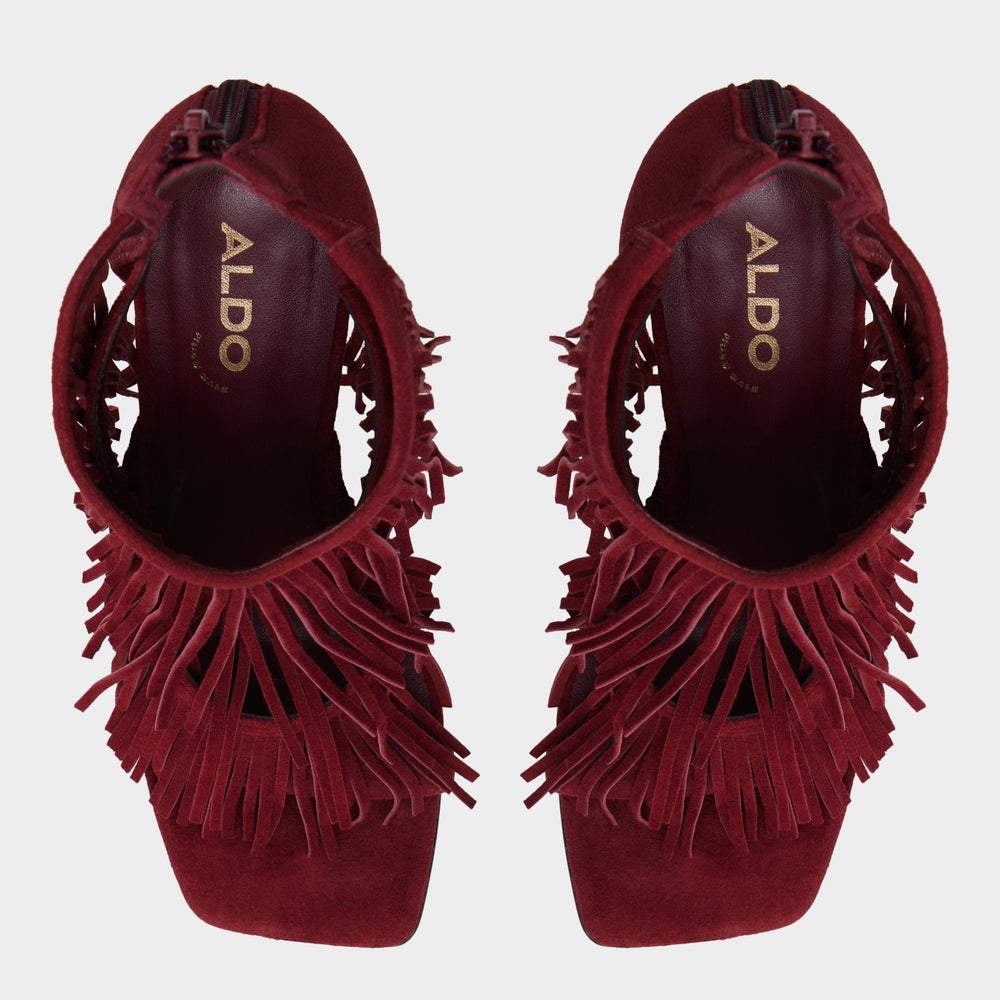 Aldo Nahana in Bordo - Strappy heeled sandal, Stiletto heel