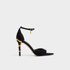 Aldo Medeza in Black - Strappy heeled sandal