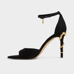 Aldo Medeza in Black - Strappy heeled sandal