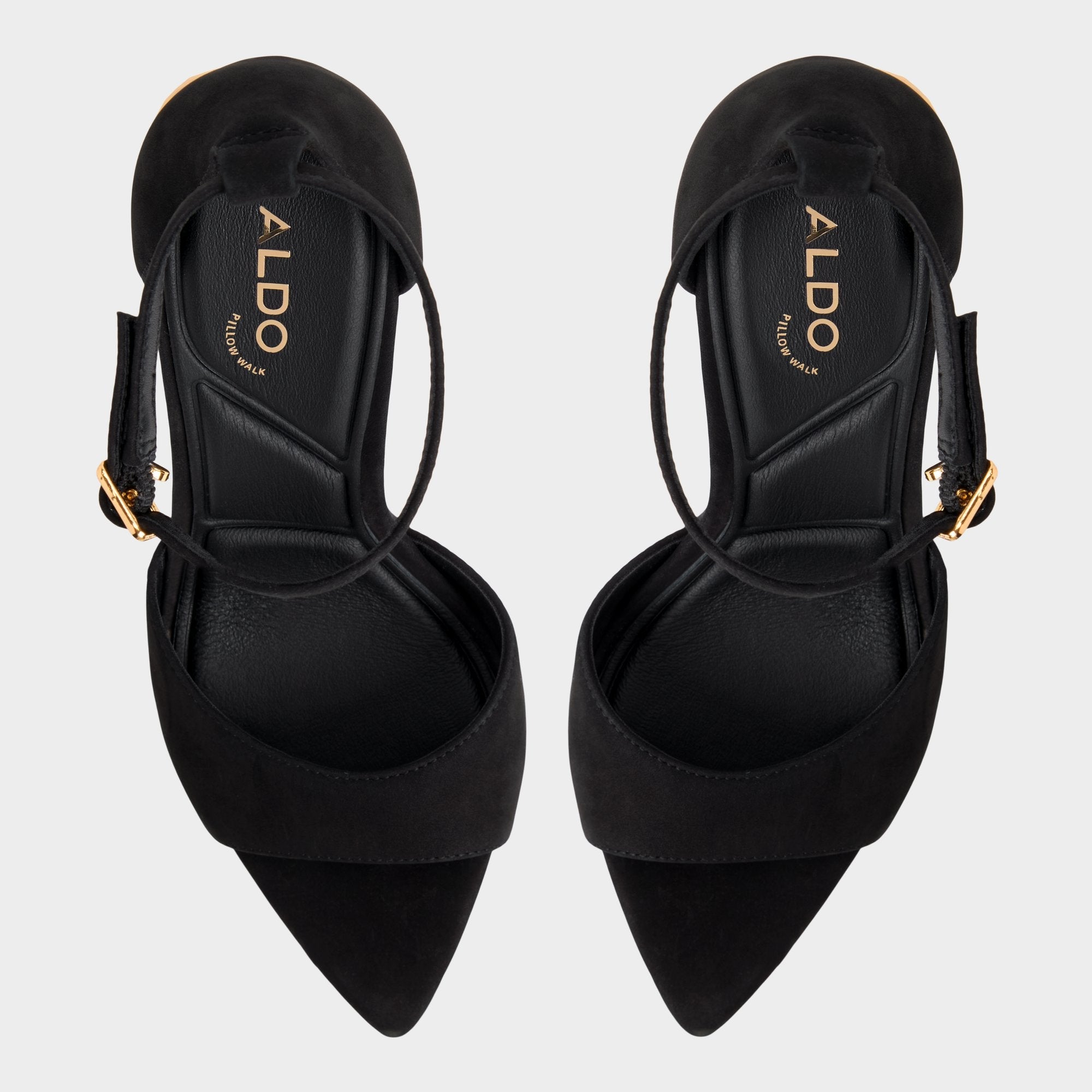 Aldo Medeza in Black - Strappy heeled sandal