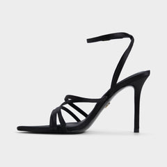 Aldo Solania Black Women's Strappy sandals - Strappy heeled sandal, Stiletto heel