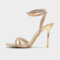 Aldo Manaelden Gold Women's Heeled sandals - Strappy heeled sandal, Stiletto heel