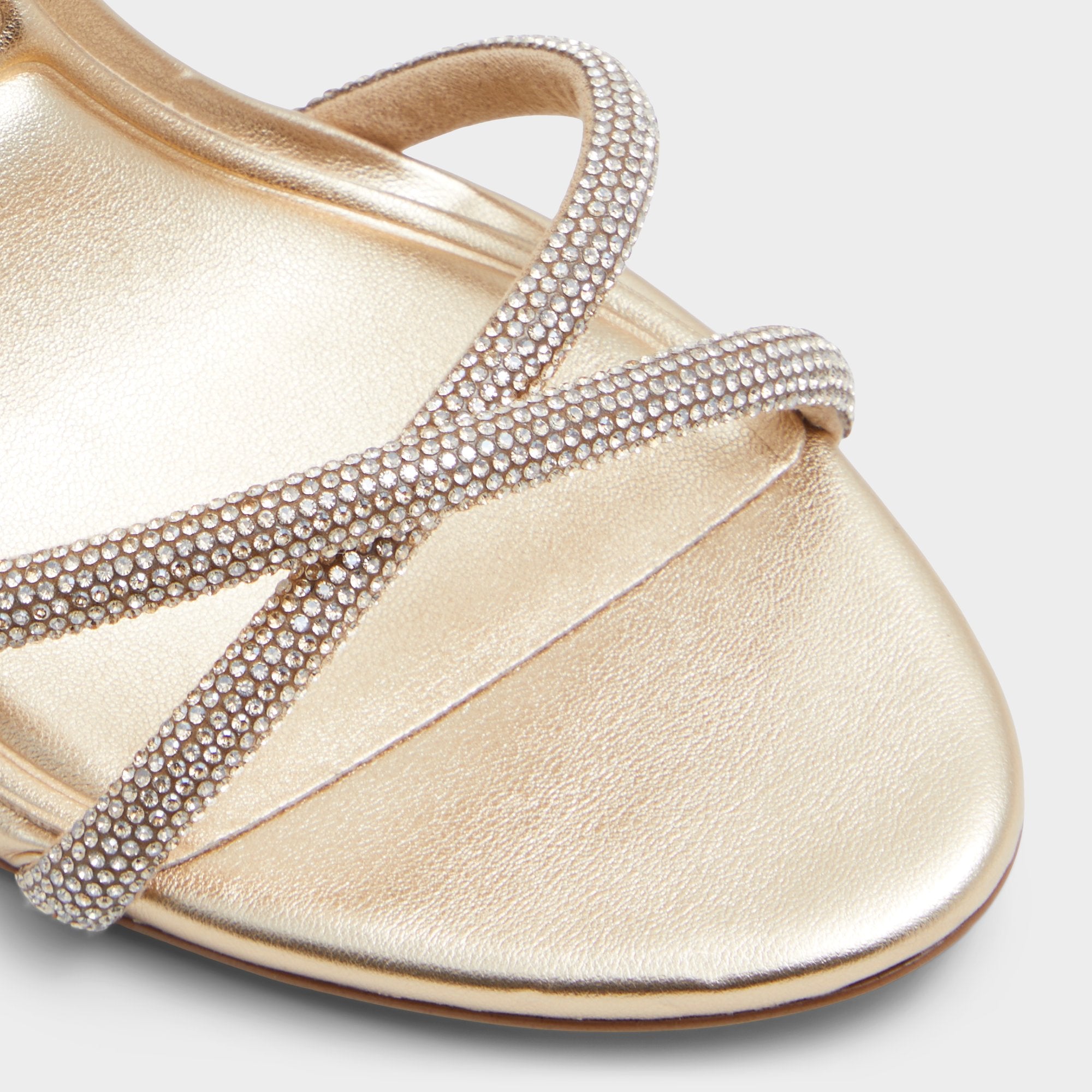 Aldo Manaelden Gold Women's Heeled sandals - Strappy heeled sandal, Stiletto heel