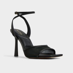 Aldo Sharra in Black 14119591 - Strappy heeled sandal, Stiletto heel