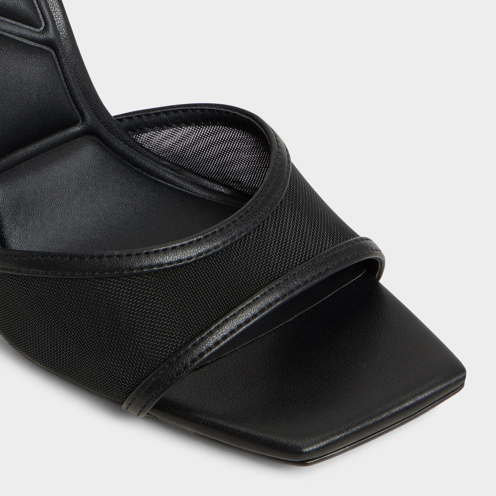 Aldo Sharra in Black 14119591 - Strappy heeled sandal, Stiletto heel