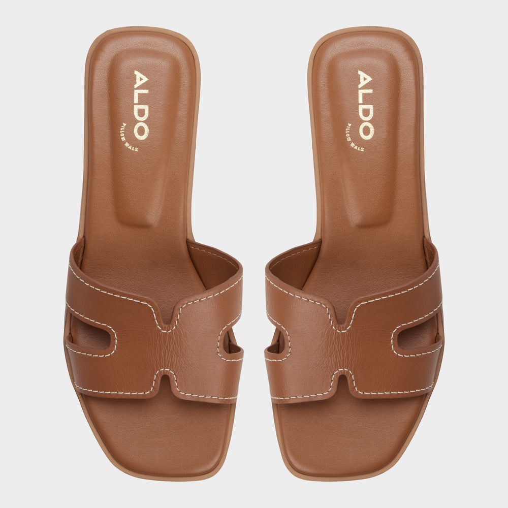 Aldo Itsandalb in Medium Brown - Slide sandal