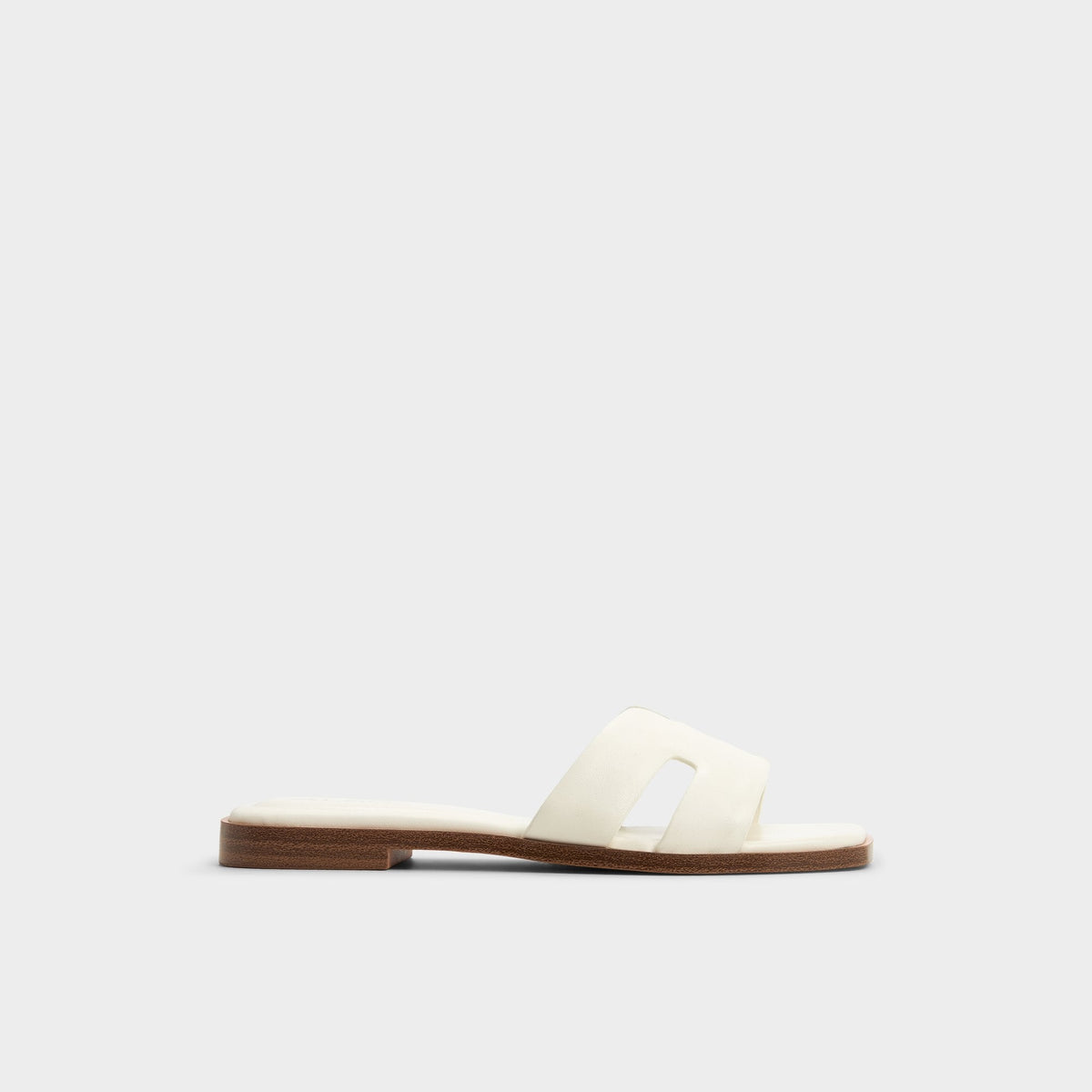 Aldo Itsandal White Women's Flats - Slide sandal