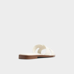 Aldo Itsandal White Women's Flats - Slide sandal