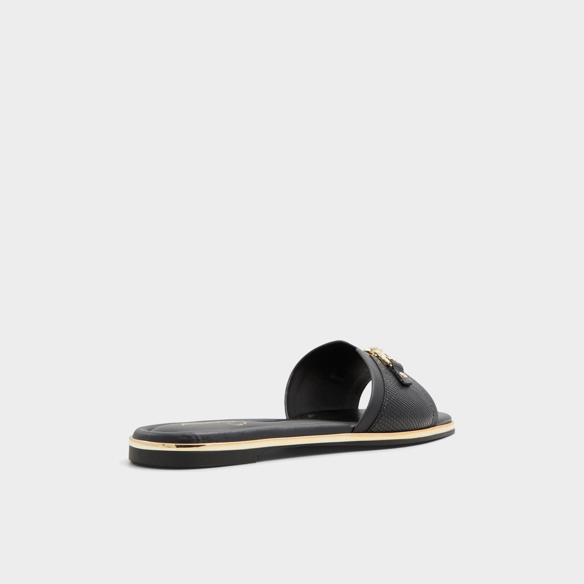 Aldo Alamassi Black Women's Flats - Slide sandal
