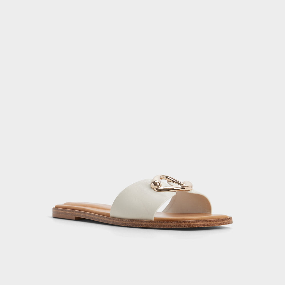 Aldo Biggin in White Bone - Slide sandal