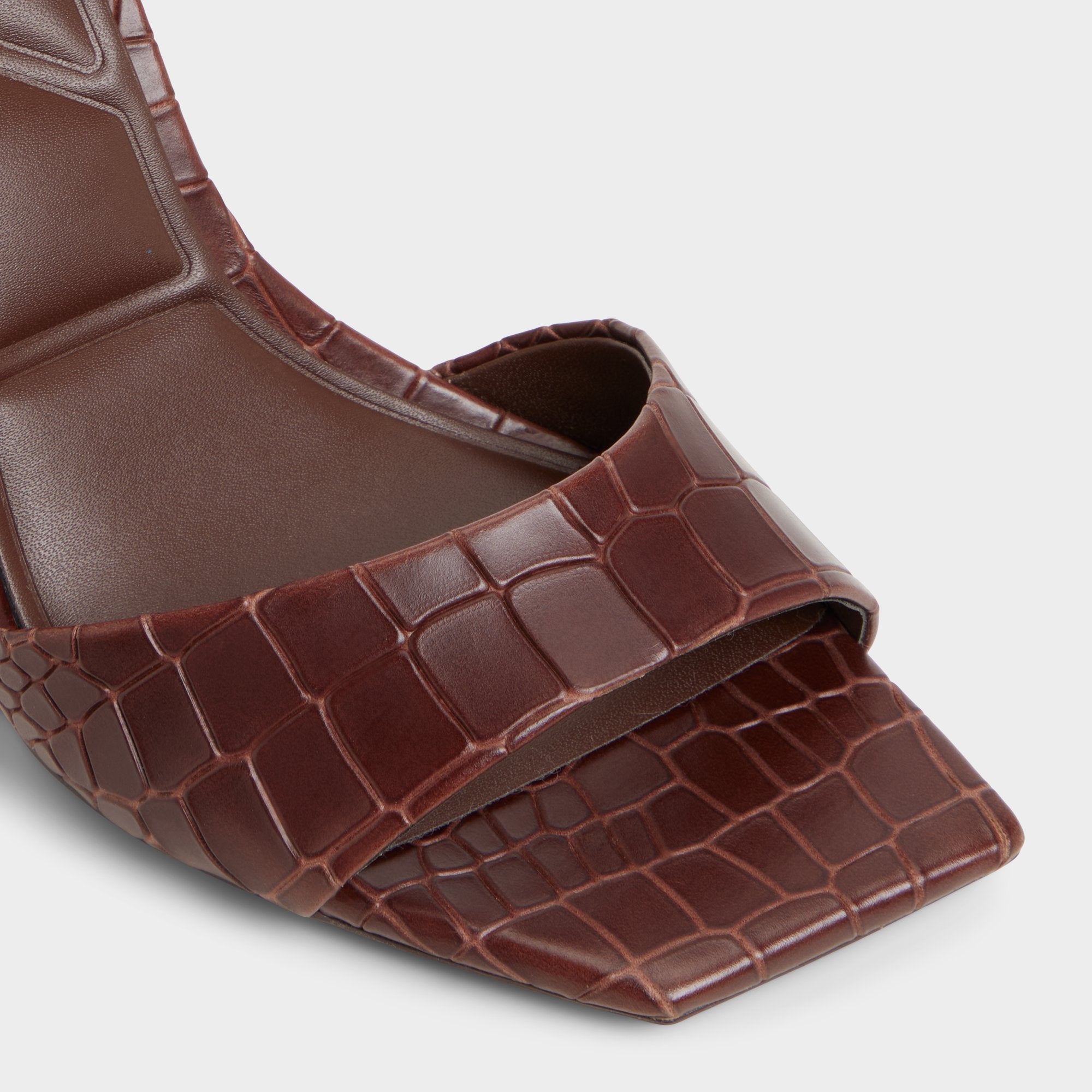 Aldo Harmonious in Dark Brown - Strappy heeled sandal