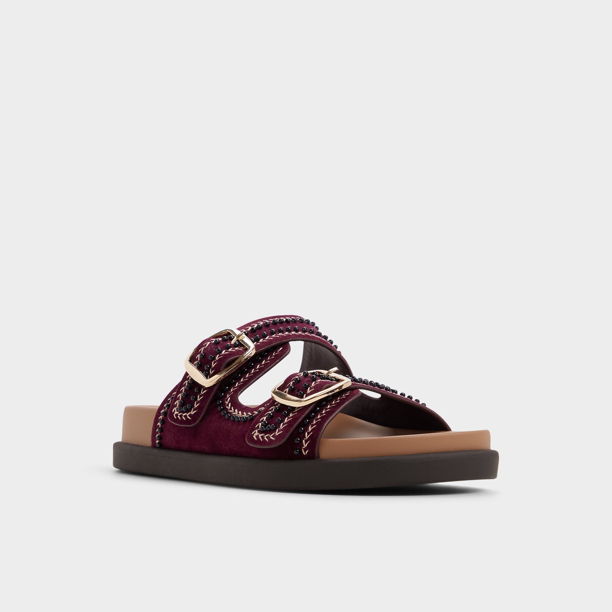 Aldo Bohochic in Bordo - Footbed sandal, Footbed sandal