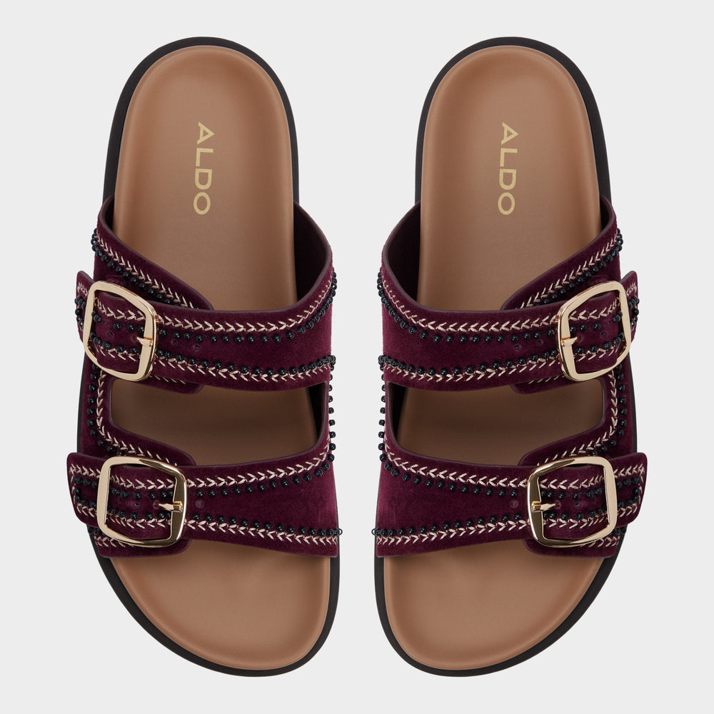 Aldo Bohochic in Bordo - Footbed sandal, Footbed sandal