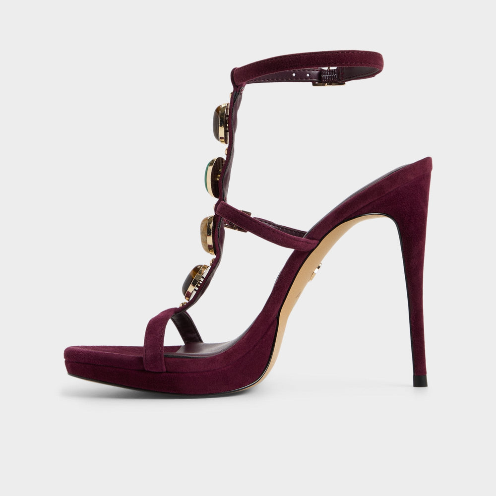 Aldo Opalia in Bordo - Strappy heeled sandal, Platform