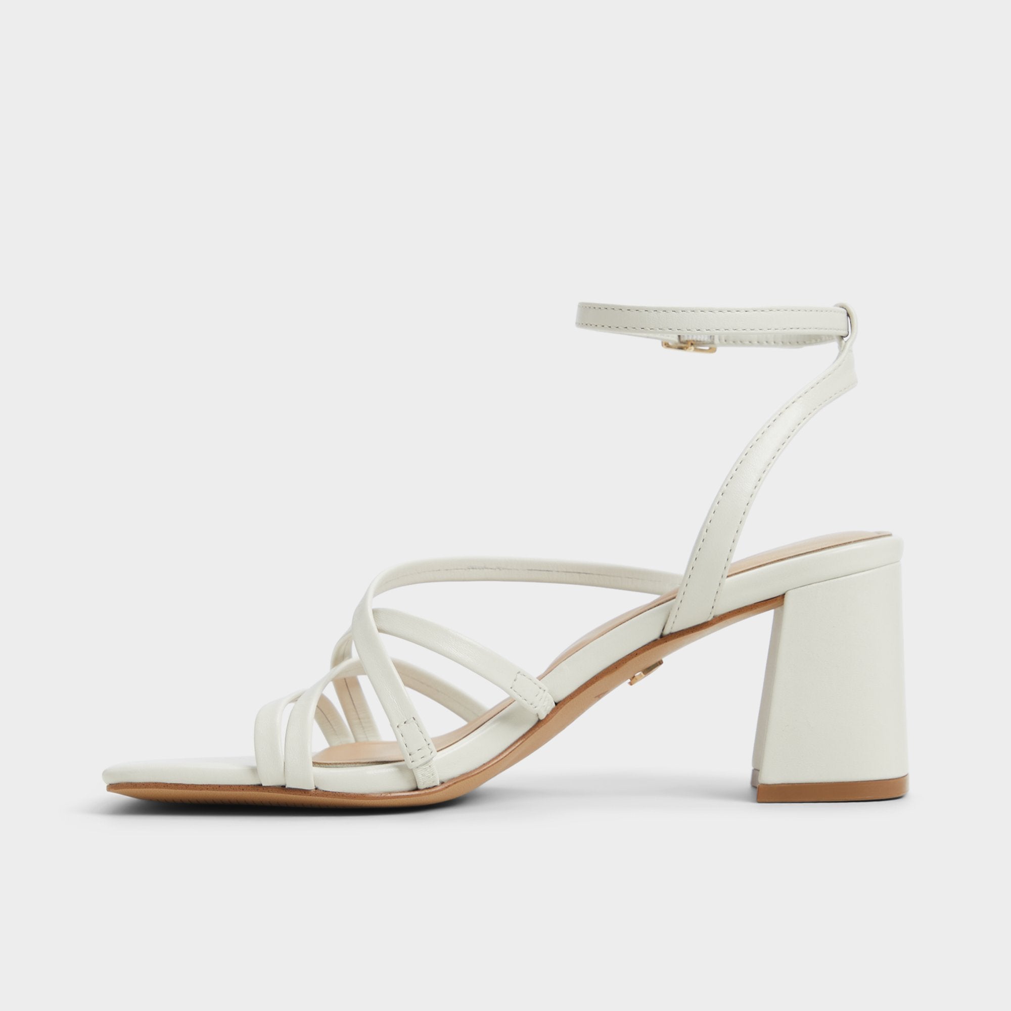 Aldo Esther Other White Women's Block heels - Strappy heeled sandal, Block heel