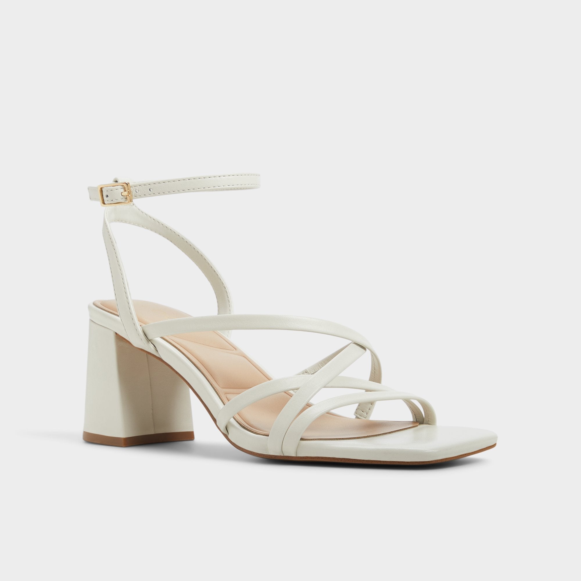 Aldo Esther Other White Women's Block heels - Strappy heeled sandal, Block heel