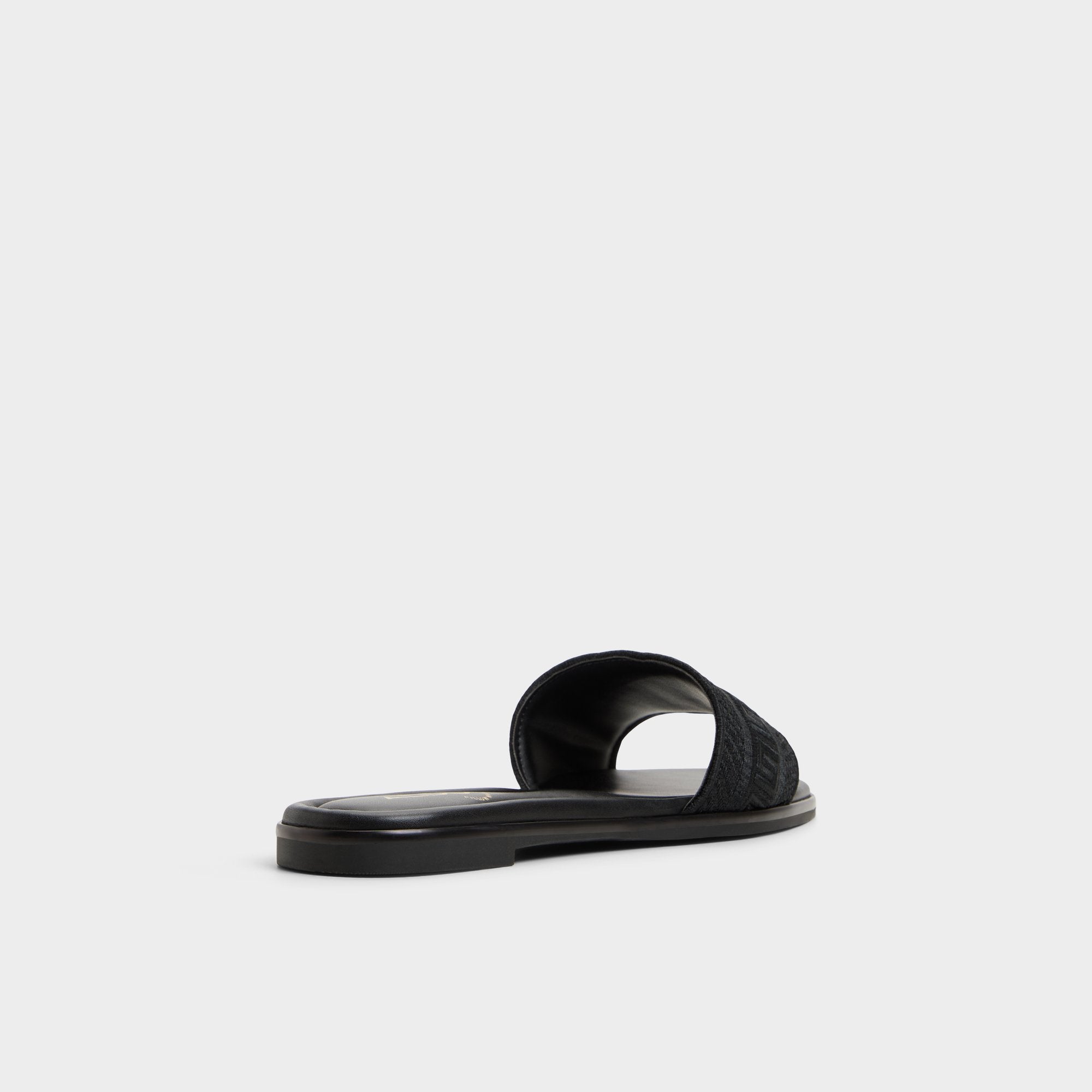 Aldo Oceania Black Women's Flats - Slide sandal