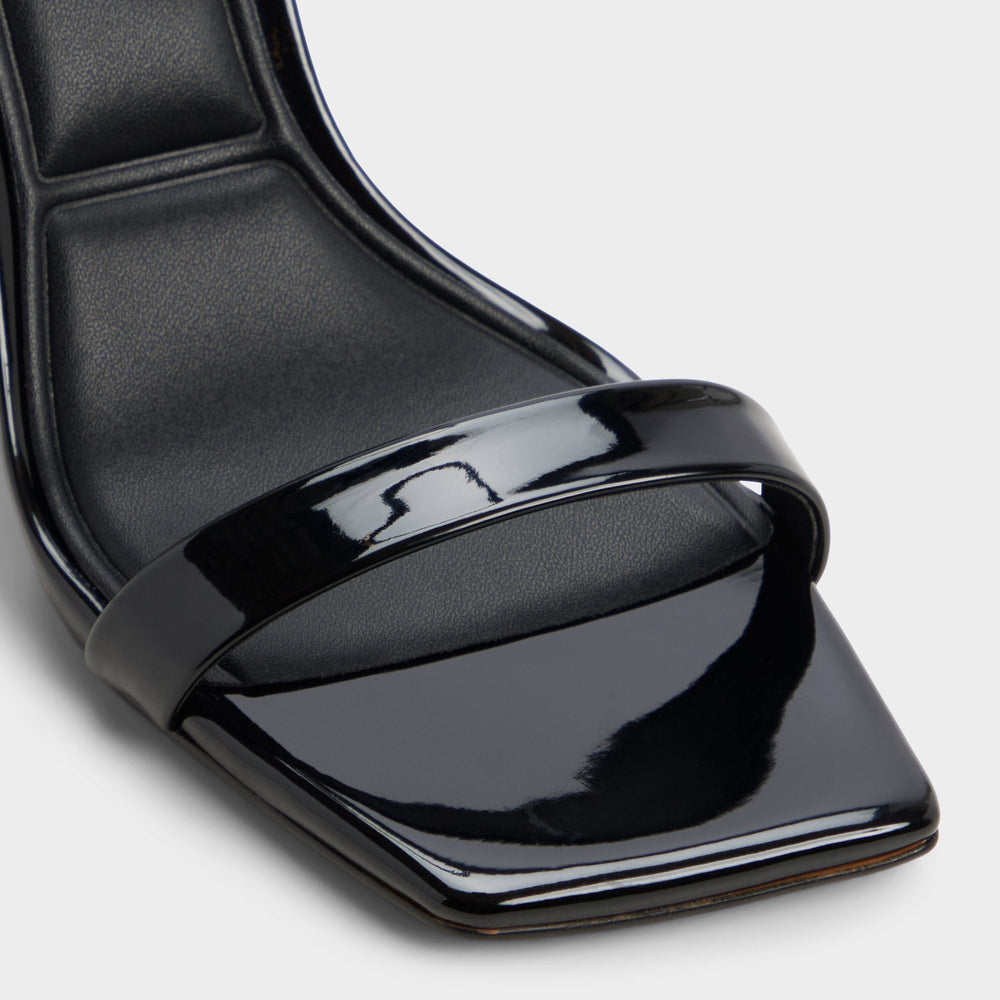 Aldo Azzira in Black - Strappy heeled sandal, Block heel