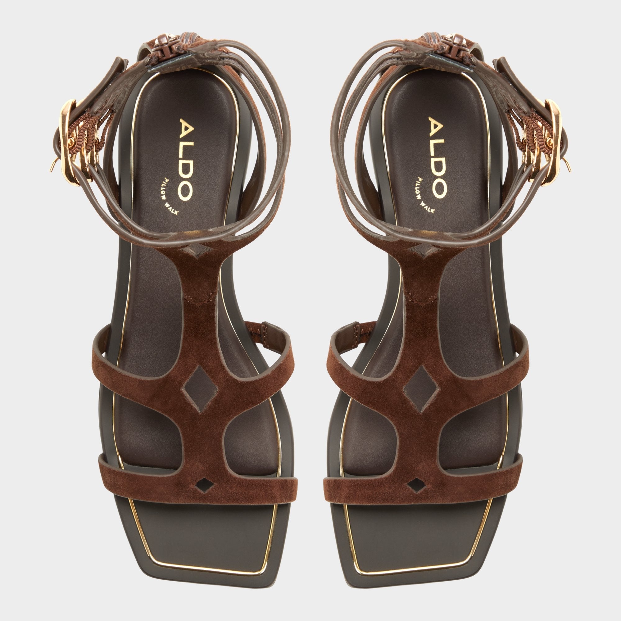 Aldo Marisea in Dark Brown - Gladiator sandal