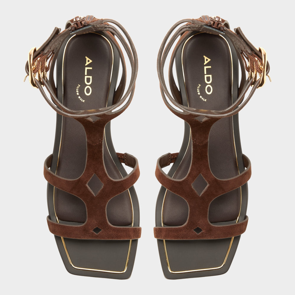Aldo Marisea in Dark Brown - Gladiator sandal