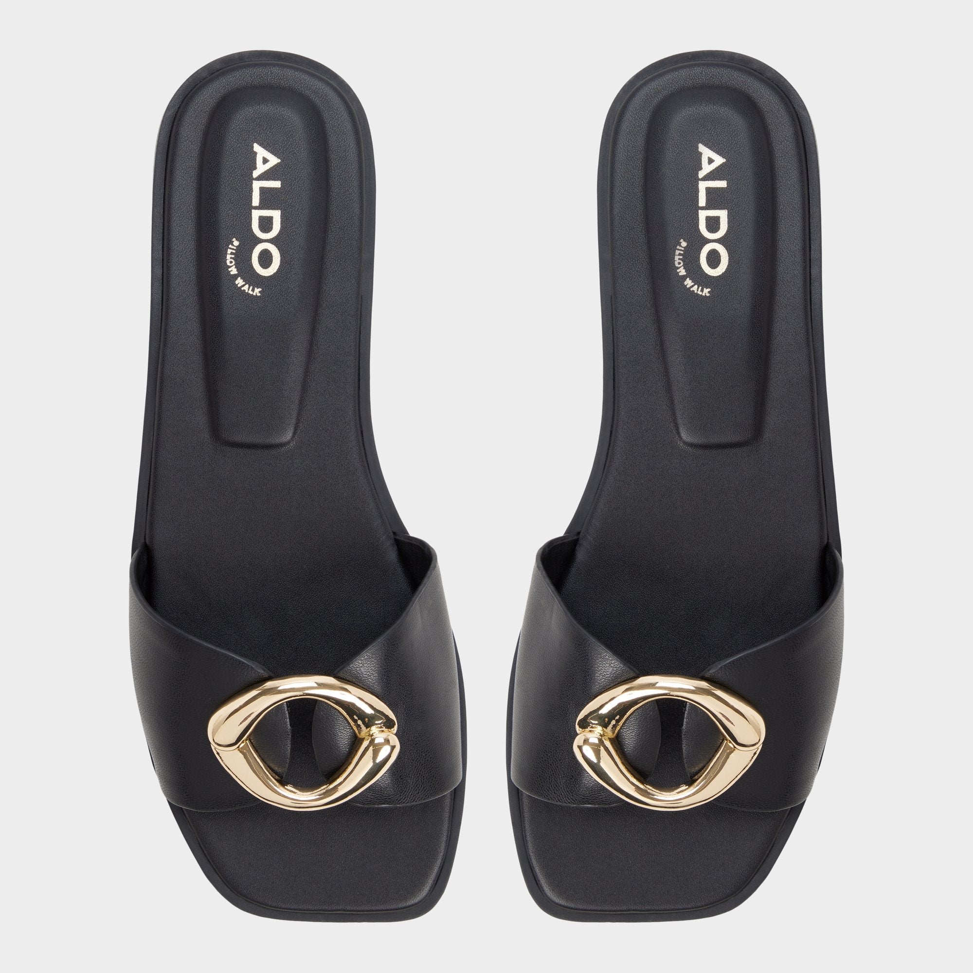 Aldo Biggin in Black - Slide sandal