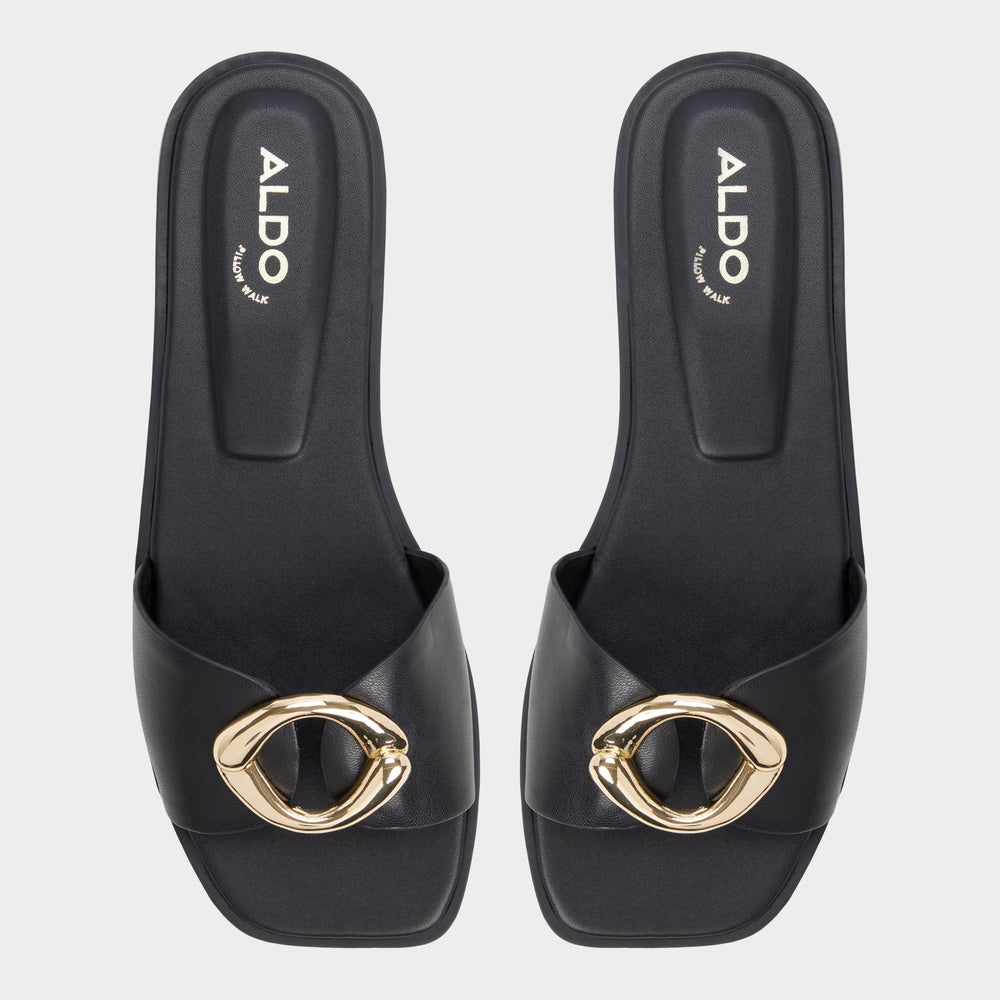 Aldo Biggin in Black - Slide sandal