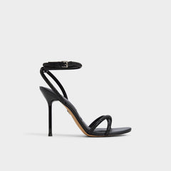 Aldo Manaelden Black Women's Strappy sandals - Strappy heeled sandal, Stiletto heel