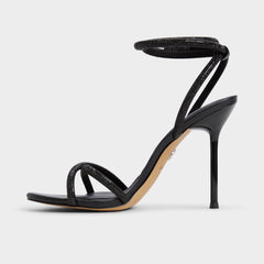 Aldo Manaelden Black Women's Strappy sandals - Strappy heeled sandal, Stiletto heel