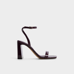 Aldo Azzira in Bordo - Strappy heeled sandal, Block heel