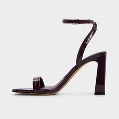 Aldo Azzira in Bordo - Strappy heeled sandal, Block heel