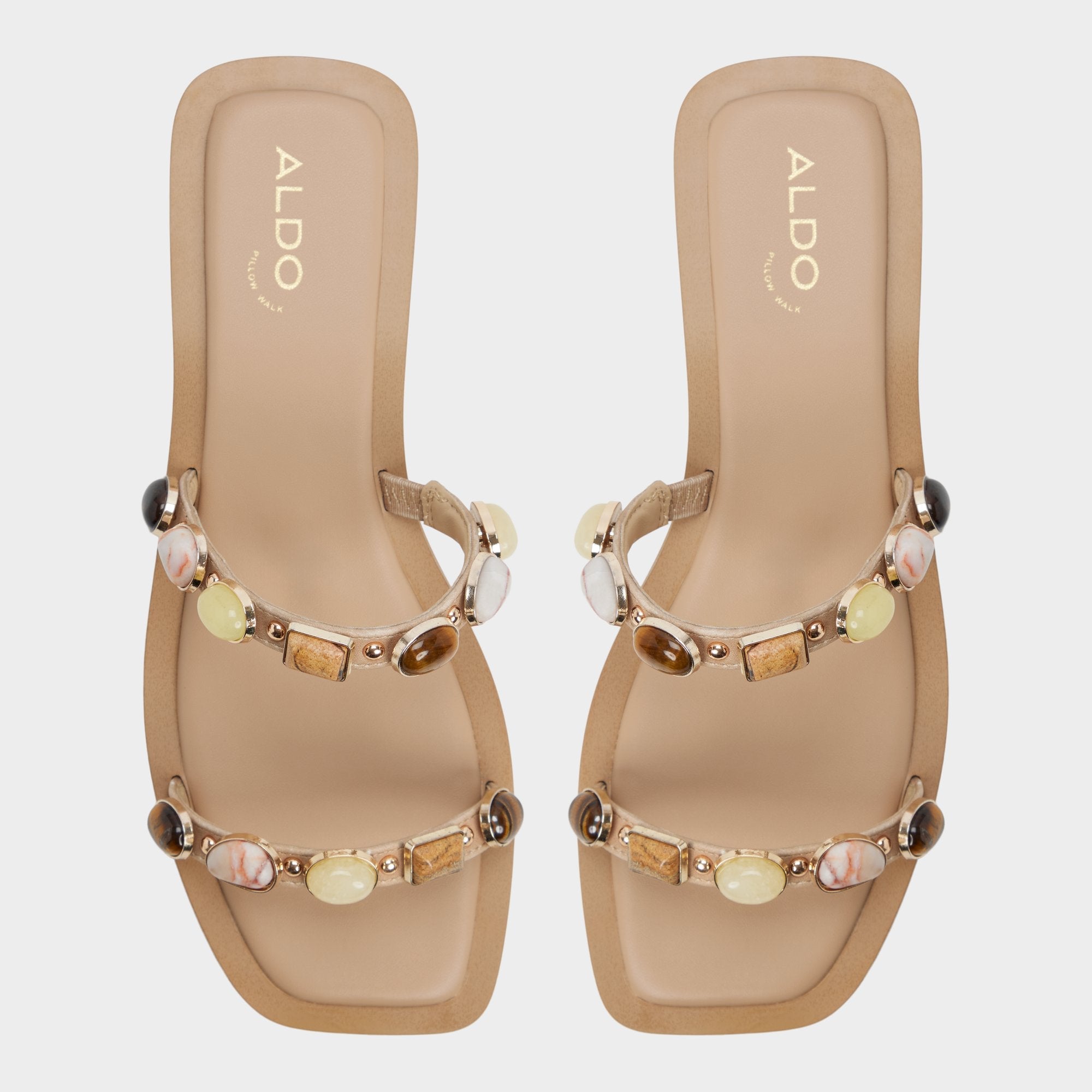 Aldo Sapphira in Medium Beige 14213541 - Slide sandal