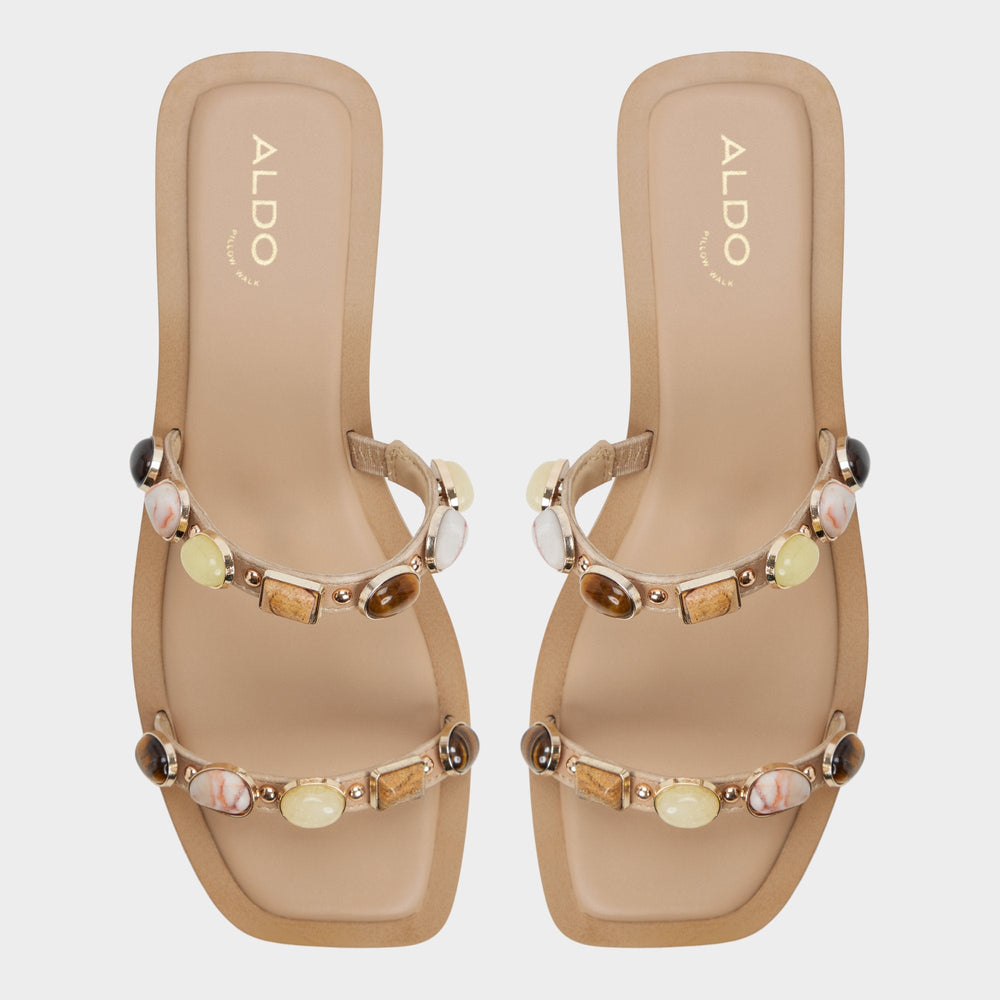 Aldo Sapphira in Medium Beige 14213541 - Slide sandal